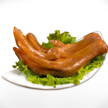 藤桥牌 浙江温州特产 藤桥鸭掌酱香味鸭爪 休闲零食品 200g