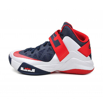 nike 男式 詹姆斯士兵6代美国配色篮球鞋 525015-101 42