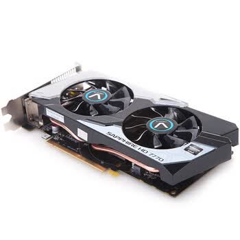 蓝宝石(sapphire)hd7770 1gb 黑钻版oc 1150/5200mhz 1gb/128位 gddr5