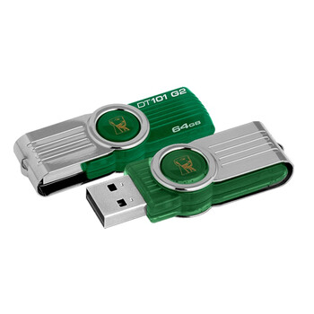 金士顿（Kingston）DT 101G2 64GB U盘 绿色 经典之作