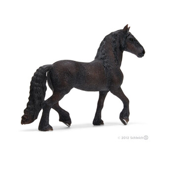 思乐schleich 佛里斯公马 s13667 德国仿真动物模型玩具 收藏精品