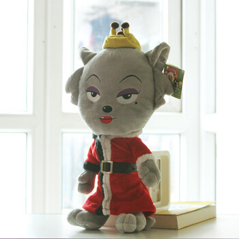 喜羊羊与灰太狼 16寸红太狼毛绒公仔 情侣礼物 毛绒布娃娃