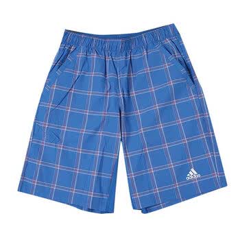阿迪达斯adidas男装短裤 x19290 蓝色 l