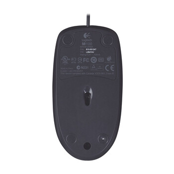 
                                        
                                                            罗技（Logitech）M100r 鼠标 有线鼠标 办公鼠标 对称鼠标 大手鼠标 黑色 自营                