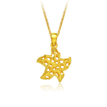 百泰金 海星千足黄金吊坠 2.9g