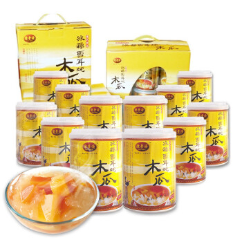 陈李济 冰糖雪耳炖木瓜 12罐礼盒装