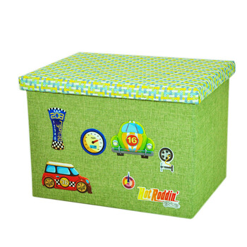 天作之盒 you box 2013新款 卡通麻布折叠收纳箱 玩具箱 可爱收纳 草