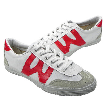 warrior回力 排球鞋 篮球鞋 经典帆布鞋 wv-2 红/白 41(255)