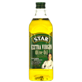 STAR星牌 西班牙原瓶原装进口特级初榨食用橄榄油1.3L