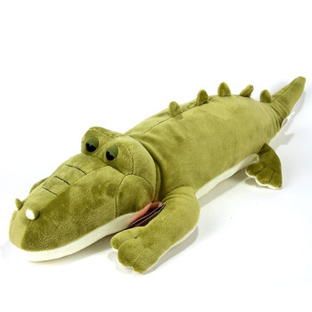 韩国ozlandtoy pet品牌鳄鱼抱枕短吻鳄 毛绒玩具公仔 45cm