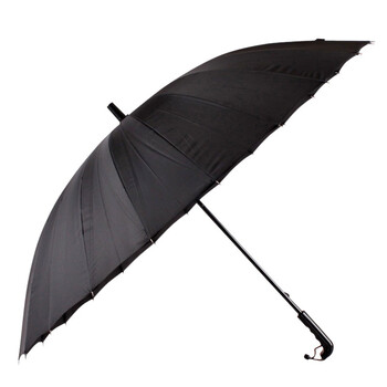 
                                        
                                                            美度 男士商务型素色24骨超大防风长柄晴雨两用雨伞 M5005黑色                
