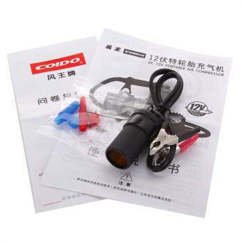 风王（COIDO） 6224 12伏特轮胎充气机 （黑色）