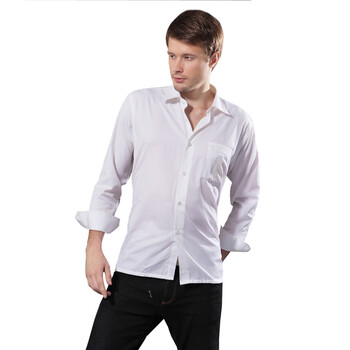 九鹿王2012新款秋装男士衬衫商务休闲纯棉长袖衬衫nz09hc 3# 170/88a