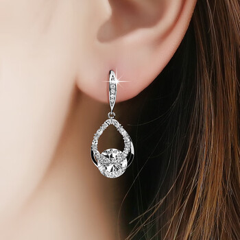 欧倍嘉耳环s925足银珍珠耳饰2023新款感玛瑙精致简约耳钉女s925银款