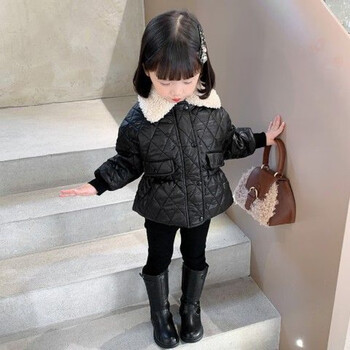 迪士尼disney女童棉衣冬装新款儿童时尚韩版棉袄加厚棉服小女孩中小童