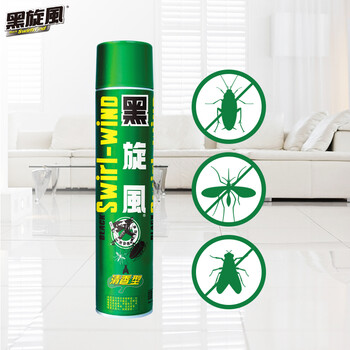 黑旋风 杀虫剂喷雾蟑螂药家用灭蟑螂苍蝇蚊子清香气雾剂700ml
