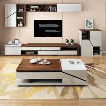 佐尔适多功能折叠茶几现代简约北欧风格小户型客厅家用茶桌电视柜组合胡桃色款 茶几 图片价格品牌报价 京东