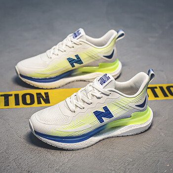 新百伦(new bolune)新百伦2023夏季网面透气运动鞋男情侣鞋爆米花软底