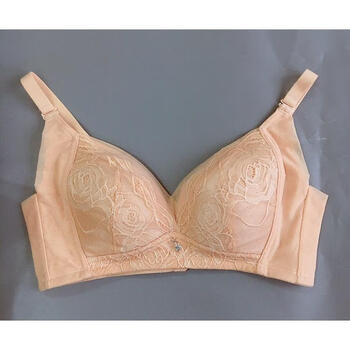 猫人miiow品牌剪标bcd杯薄款无钢圈抹胸防走光四排扣调整型女文胸肤色