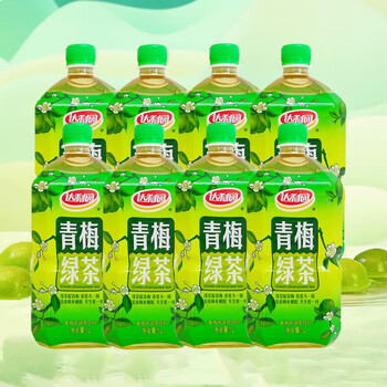 达利园青梅绿茶多规格330/500ml/1l夏季果味果汁茶饮料清凉饮品 青梅