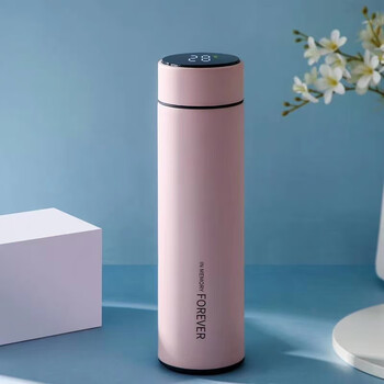 允朵女孩子的保温杯高颜值可爱水杯新款网红带显示温度可泡茶杯女士