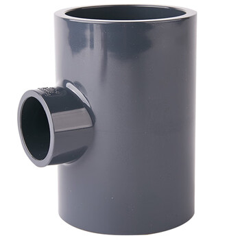 飓程 upvc给水管异径三通 工业级化工管件三通 黑色塑料中小三通 单位