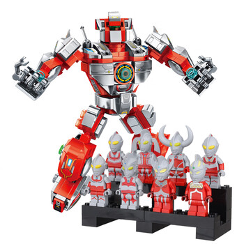 乐高(lego)赛罗泰特利迦贝利亚奥特曼积木小人仔哥斯拉益·智拼装玩具