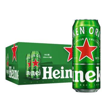 喜力（Heineken）啤酒500ml*24听 整箱装