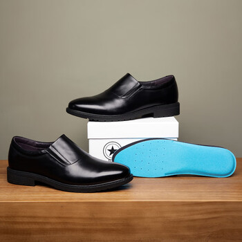 zhen)新式作业服皮鞋男商务正装牛皮婚礼鞋职业工作皮鞋品质定制款
