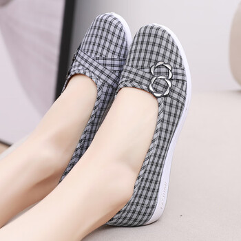 鞋子镂空50多60岁走路鞋方口鞋透气网面鞋妈妈软底中老年人奶奶老北京