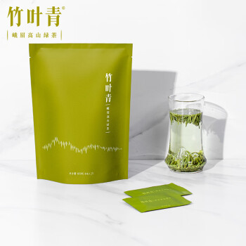 竹叶青茶叶峨眉高山绿茶特级(品味)经典自享装100g