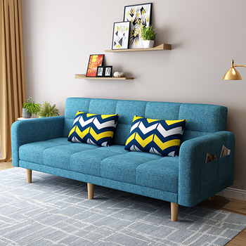 迷你沙发双人位 沙发客厅小户型家用现代简约双人三人位出租房网红