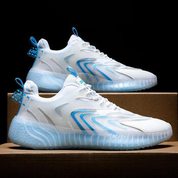 katiewens椰子鞋男夏季新款透气爆米花底老爹鞋网面透气男士休闲百搭