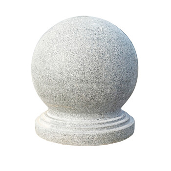 路障阻挡车石球大理石圆球天然花岗岩柱子护路盾止车石墩子石头球