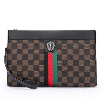 酷奇袋鼠男士手拿包2022新款手包男潮流男包包商务手伶包夹包男大容量