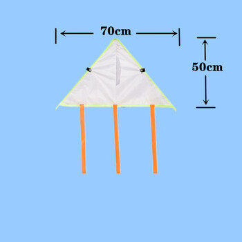 空白风筝手绘风筝diy绘画风筝亲子涂鸦教育用品绘画风筝 70cm空白三角