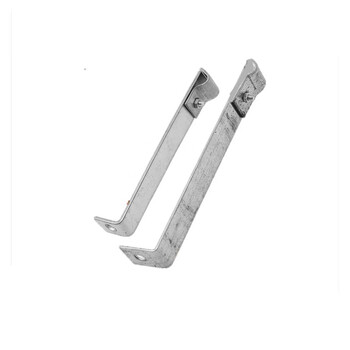 奔新农 l型直角避雷卡 鱼尾卡防雷支架镀锌卡扁铁防雷卡子外卡避雷
