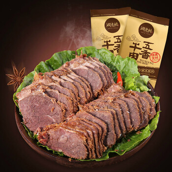 浙江特产润之禧五香酱牛肉肉类零食品牛肉干小吃即食卤味真空熟食五香