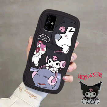 适用小辣椒k30手机壳高颜值创意挂环百搭动漫库洛米巴库趣味解压达