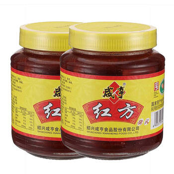 咸亨红方豆腐乳500g瓶装霉豆腐绍兴特产味甜下饭菜调味品佐料咸亨红方