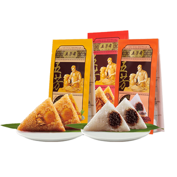五芳斋散装粽子润香豆沙粽嘉兴粽子真空袋装五芳斋粽子140g6润香豆沙
