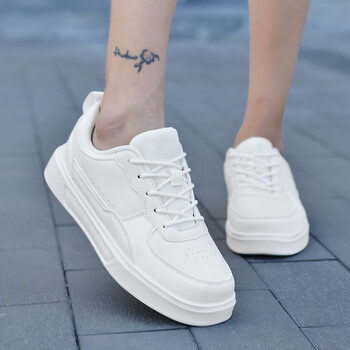 季回力休闲鞋断码大码小白鞋女41一43真皮板鞋秋季百搭踩屎感运动鞋