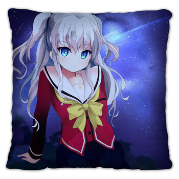 友利奈绪夏洛特抱枕双面周边diy动漫卡通二次元周边男女生日礼物定制