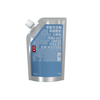 乐纯（LePur'）希腊大师  希腊酸奶 0蔗糖0脂肪 袋装低温酸奶500g*1袋 营养早餐