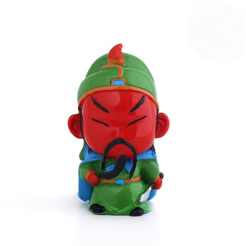 精品迷你三国演义历史小人物摆件玩偶成都纪念品关羽诸葛亮盲盒周年