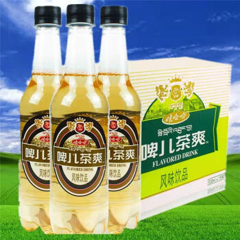 娃哈哈啤儿茶爽饮料500mlx715瓶整箱碳酸可乐啤酒味网红饮品啤儿茶爽