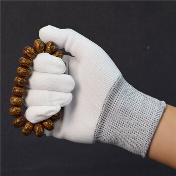 文玩手套精品文玩纳米手套棉质盘珠手套抛光包浆通用星月菩提佛珠刚