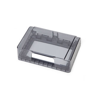 118型开关插座防水盒一位二位十孔浴室卫生间防溅盒保护罩盖户外 蓝色