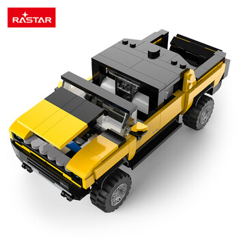 rastar星辉悍马积木汽车正版拼装车儿童组装玩具拼搭模型130130悍马