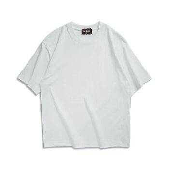 medm国潮夏季体恤衫情侣款宽松短袖t恤男潮牌上衣王鹤棣同款纯色白色s